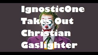 Theological NonCognitivist Ignostic or Igtheist Shows Christian How He is Special Pleading [upl. by Adnolat]