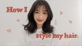 how i style my hair  haircare tips 💁🏻‍♀️💕  SPEISHI [upl. by Tice423]