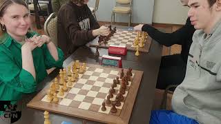 WFM Glittering Goldie 1934 vs IM Y Remizov 2287 Chess Fight Night CFN Blitz [upl. by Aserej908]