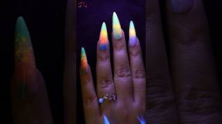 Neon Holi Nails Bright amp Beautiful Designs  beautyofnails nailart nailartdesign shorts [upl. by Luing]