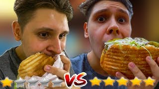 1 Sterne DÖNER🤢 vs 5 Sterne DÖNER😍EssensTest [upl. by Annairda]