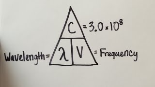 How To Find Wavelength  Frequency EASY EQUATION w problems [upl. by Rana183]