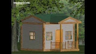 8x10 Playhouse Shed Plans Blueprints For Creating A Fun Shed For Kids [upl. by Sherourd]