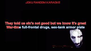 Marilyn Manson  mOBSCENE Karaoke [upl. by Eelano]