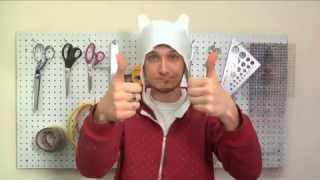 DIY Finn Hat from Adventure Time Reupload [upl. by Adnirual443]