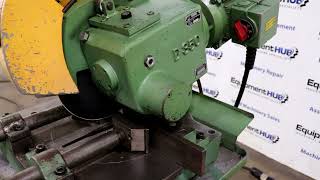 Doringer D350 14quot SemiAutomatic Pneumatic Miter Cold Saw [upl. by Laroy540]