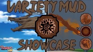 Shindo life Variety Mud Showcase [upl. by Marrin]