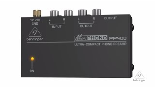 MICROPHONO PP400 UltraCompact Phono Preamp [upl. by Echo]