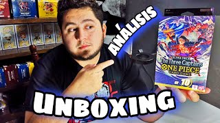 ULTRA DECK THE THREE CAPTAINS ONE PIECE CARD GAME ST 10ONE PIECE TCG ANALISIS Y UNBOXING [upl. by Trip]