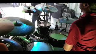 LIVE Drum Cam What Drummers hear on IEM mix [upl. by Nylirret657]