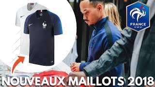 LES MAILLOTS DE LÉQUIPE DE FRANCE POUR LA COUPE DU MONDE 2018 [upl. by Woodrow251]