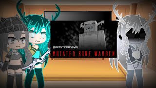 Mob Talker React to Minecraft Creepypasta MUTATED BONE WARDEN Feat Mutated Bone Wardsie [upl. by Enyaw462]