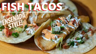 Beer Battered Fish Tacos  Tacos De Pescado Estilo Ensenada  Mexican Food  Grandmas Cooks [upl. by Atikaj311]