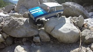 Vaterra Ascender K5 Blazer in the riverbed [upl. by Acira]