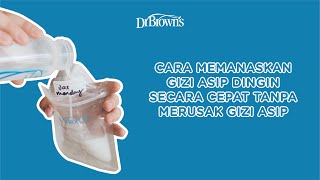 CARA MEMANASKAN ASIP DINGIN SECARA CEPAT TANPA MERUSAK GIZI Dr Browns InstaFeed Warmer [upl. by Akcirederf]