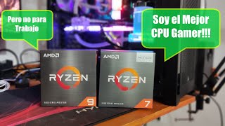 Ryzen 7 5800x3D vs Ryzen 9 5950x en juegos [upl. by Loggins]