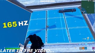 75hz Player Tries 165hz Monitor For The First Time In Fortnite [upl. by Janaya]