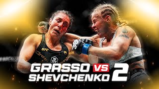 UFC classic fights Valentina Shevchenko vs Alexa Grasso 2 [upl. by Weissmann]