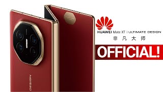 Huawei First Triple Folding Phone  ITS OFFICIAL [upl. by Rory]