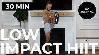 30 Min SWEATY Low Impact HIIT Workout NO JUMPING  APARTMENT FRIENDLY  Cool Down [upl. by Aciretahs374]