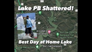 The BEST Day Ive EVER Had At My Home Lake Lake PB SHATTERED by OVER 2 Pounds [upl. by Georges393]