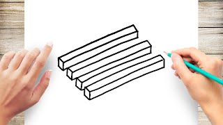 How to Draw an Optical Illusion for Beginner [upl. by Medorra769]