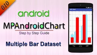 010 Multiple Bar Dataset  MP Android Chart Tutorial [upl. by Gorrian]