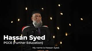 Graduation 2024  Hassan Syed PGCE Further Education [upl. by Ominoreg]