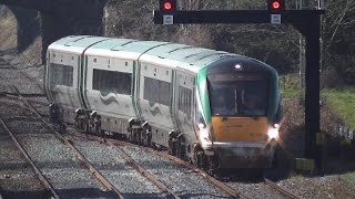 Irish Rail 22000 Class Intercity Train number 22330  Kildare Station [upl. by Holden]