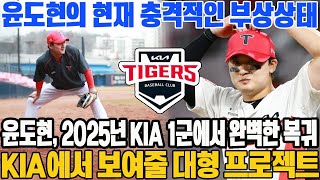 윤도현 2025년 KIA 1군에서 완벽한 복귀 KIA에서 보여줄 대형 프로젝트  윤도현의 현재 충격적인 부상상태 KIA타이거즈 윤도현 [upl. by Katheryn]