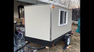 Custom Squaredrop camper build  Harbor Freight trailer frame [upl. by Leander532]