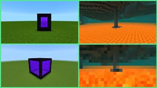 survival portal and creative portal  Minecraft portals  gamespace4444 [upl. by Anallij]