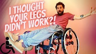 Paraplegic Leg Spasms high muscle tone [upl. by Herod810]