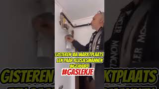 ZE HADDEN HET GASLEK ZO GEVONDEN💥😱🤣 gaslek explosie viraalshorts youtube [upl. by Calica]