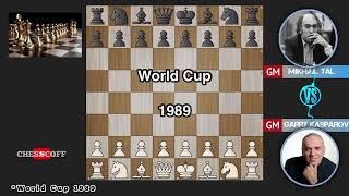 Garry Kasparov Vs Mikhail Tal  World Cup 1989 [upl. by Kcir]