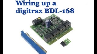 Wiring up Digitrax BDL 168 [upl. by Oregolac468]