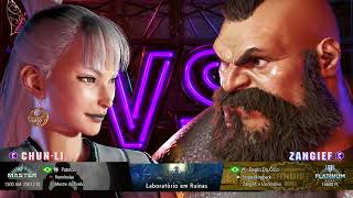 Street Fighter 6 Patmon CHUN LI vs DeptoDoÓcio ZANGIEF Round 1 [upl. by Graehl]