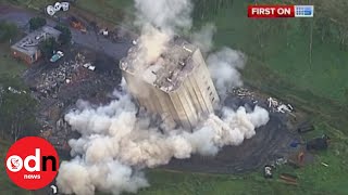 A giant building implosion in Australia goes wrong [upl. by Aiclef940]