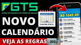 URGENTE NOVO CALENDÁRIO SAQUE FGTS LIBERADO 2021 SAIBA AGORA NESTE VÍDEO [upl. by Nohsad332]