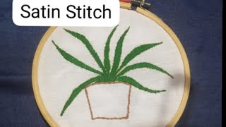 Satin Stitch  Hand Embroidery [upl. by Woothen]