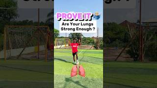 How Strong Are Your Lungs 🫁 shorts soccer football [upl. by Naujit]