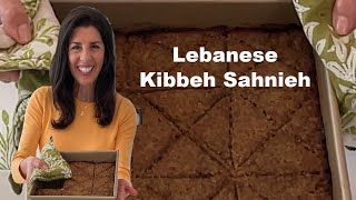 Baked Kibbeh is just as delicious as Raw Kibbeh [upl. by Bromley]