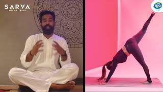 3 Legged downward dog pose  Sarvesh Shashi  Pose for wellbeing [upl. by Etnuhs]