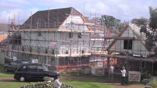 Potton Wickhambrook Self Build Timber Frame House Time Lapse [upl. by Hgierb385]