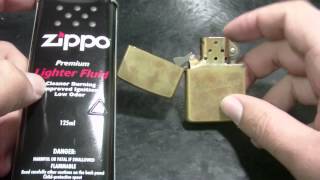 Zippo  Como recarregar tutorial [upl. by Devona674]