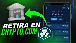 COMO RETIRAR DE CRYPTO COM A TU BANCO [upl. by Cristine913]