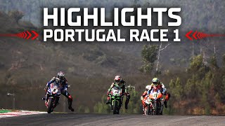 RACE 1 HIGHLIGHTS Razgatlioglu leads the Titans in opening Victory 🏆  2022 Portuguese Round [upl. by Jenni881]