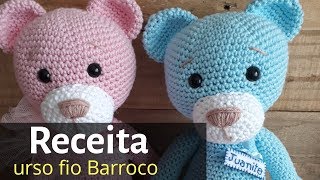 amigurumi urso urso Barroco Maxcolor [upl. by Elram]