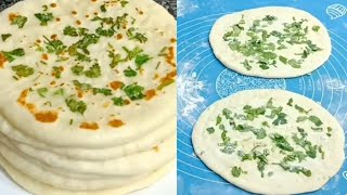 winter special Garlic Naan on Tawa recipe [upl. by Nelad]