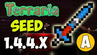 Terraria how to get Enchanted Sword fast NEW SEED for 1449 2024 [upl. by Oakes]